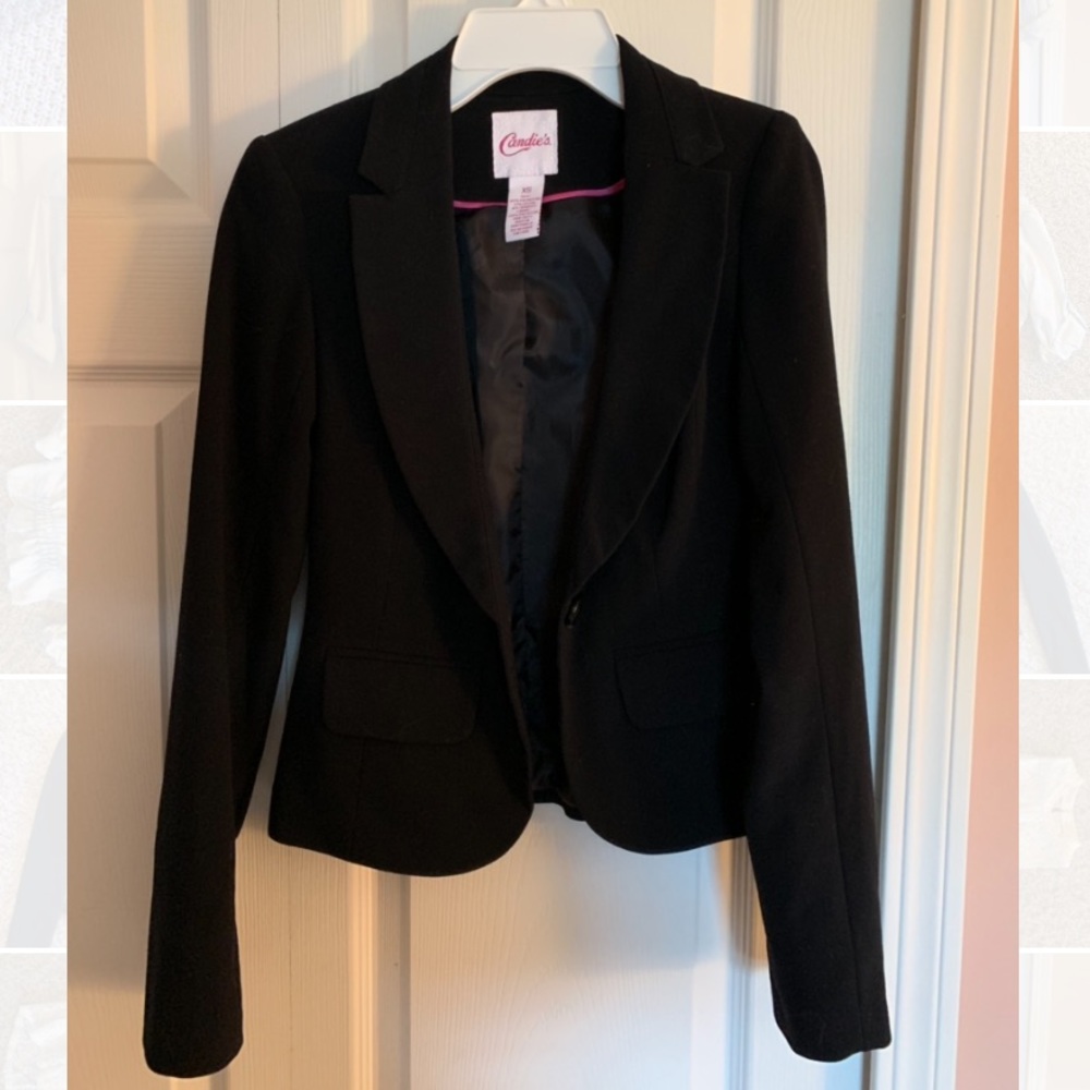 Structured Black Blazer